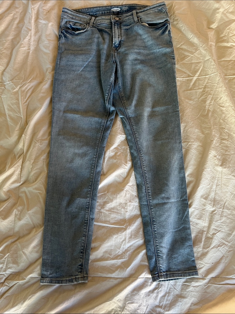Old Navy Women's Skinny Jeans - Light Gray Wash